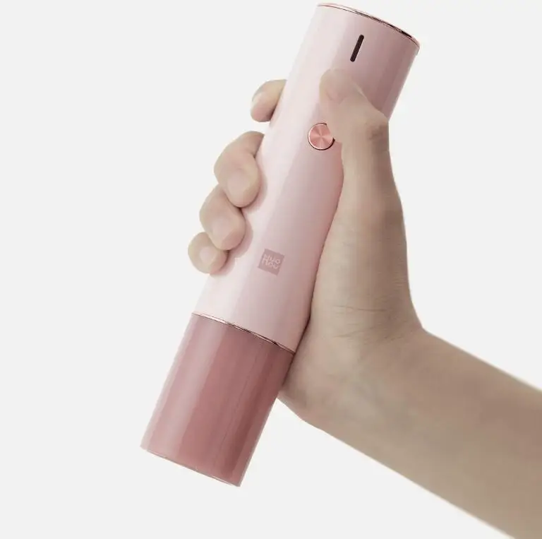 2020 Original Huohou Automatic Colorful Red Wine Bottle Opener Electric Corkscrew Foil Cutter Cork Out Tool 6S Open 500MAh Batte (7)