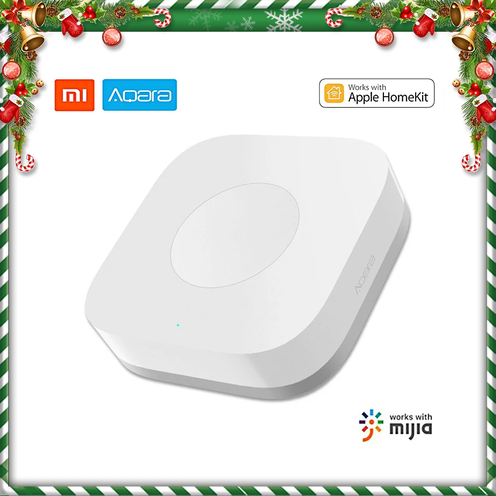 Xiaomi Aqara умный беспроводной ZigBee переключатель Интеллектуальный переключатель приложение дистанционное управление Wi-Fi Подключение 1 банда ключ управление для M