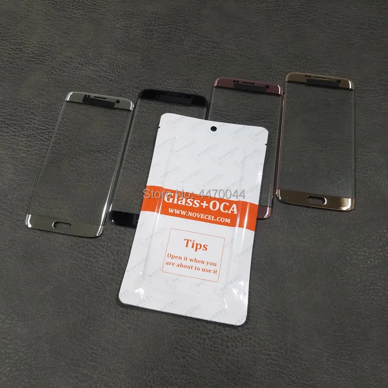 Novecel G935 A + Замена переднего внешнего стекла и OCA для samsung Galaxy S7 Edge Передняя