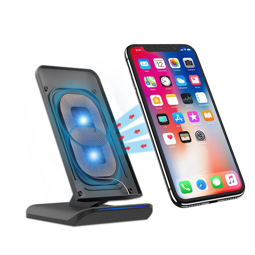 

QI Wireless Charger For Samsung S9 S8 Plus Galaxy Note 8 9 S7 S6 Edge Charging Quick Charge For iPhone 8 XR X XS MAX