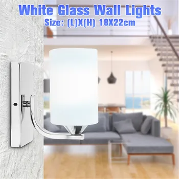

Modern Wall Light Glass LED Sconce Wall Lamp Indoor Living Room Bedroom Bedside Aisle Home Decoration Wall Lighting Fixtures