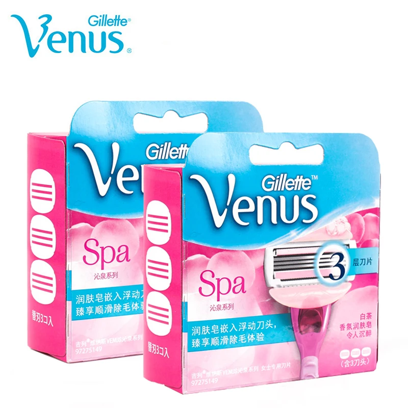 

Gillette Venus Breeze Razor Blade For Women Lady Vns Shaving Hair Removal Manual Shaver Razor Blades Female Epilator 6 Pcs