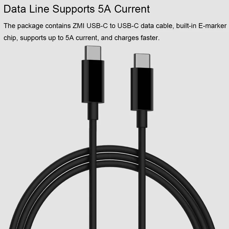 Оригинальное настольное зарядное устройство Xiaomi ZMI 65 Вт 3 порта PD3.0 USB 2C1A для Android iOS переключатель PD 3,0 QC умный выход Макс Solo c1-65w