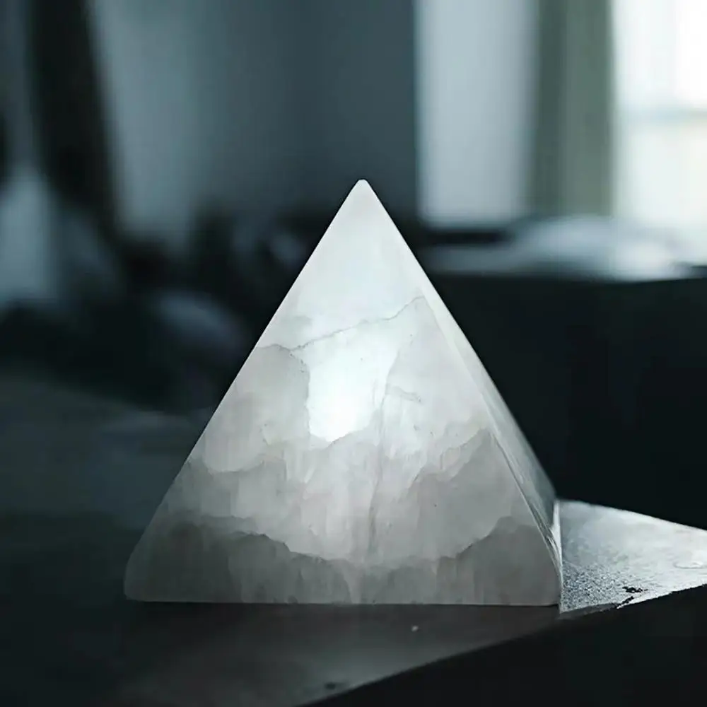 Ночной светильник Tubeshine Ore Pyramid светодиодный USB из Гипс-камня 3-цветный идеально