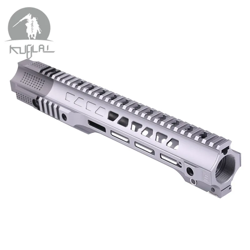 Алюминиевый жесткий пальто анодированный джейлбрейк 12 ''14'' страйкбол handguard серый тактический рельс для AEG гель бластер