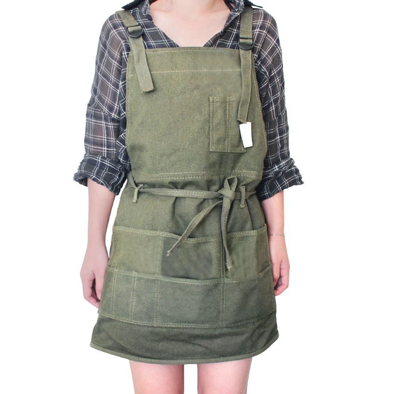 オールハンドメイド dahls canvas apron キャンバス エプロン Utility