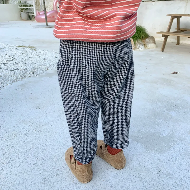 Children's Pants Autumn New Casual Harem Trousers Pants Korean Trend Children's Fashion Loose Pants Boys Trousers 1-5 Years