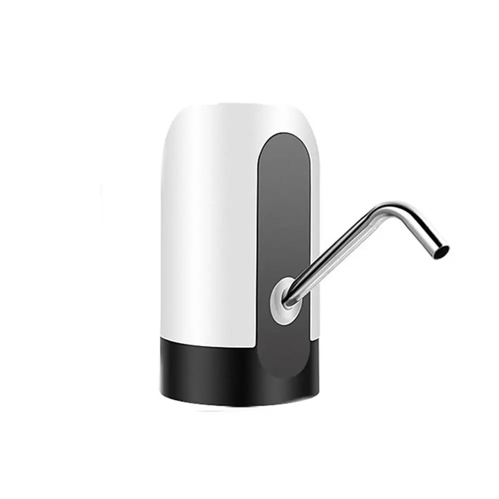 Электрический диспенсер для воды портативный галлон питьевой дозатор для бутылки умный беспроводной водяной насос водоочистные приборы - Цвет: white
