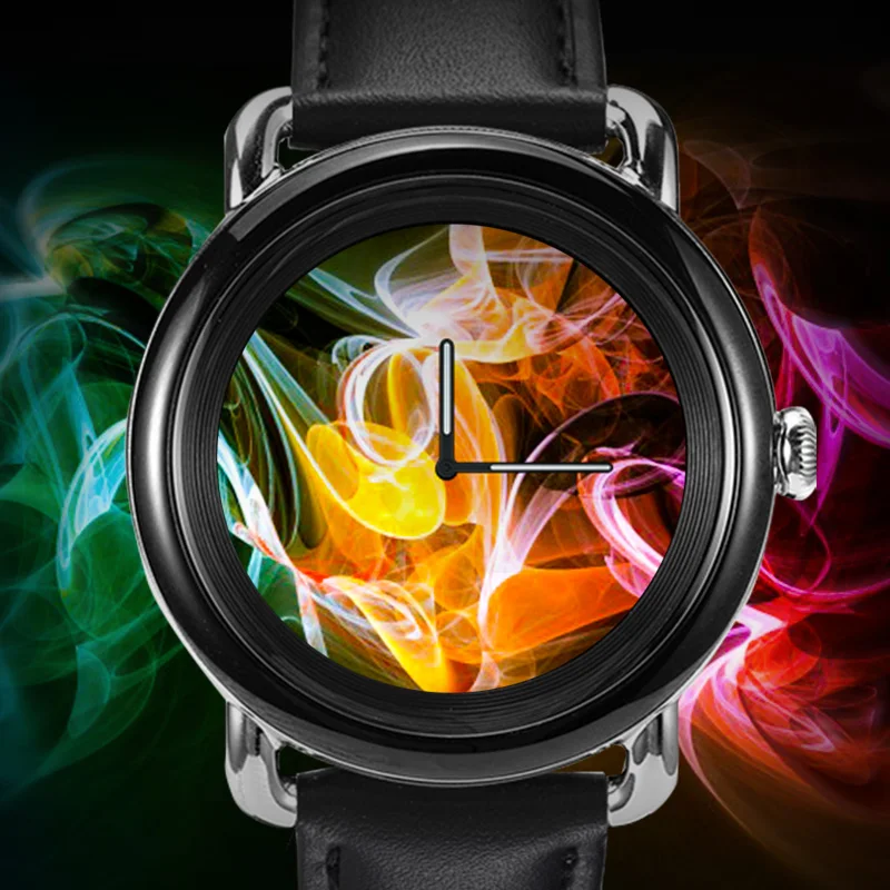 US $129.50 Lefit Hybrid Smart Watch For Android IOS Phones Hidden Touchscreen AMOLED Display Sapphire Crystal Activity Tracker For Men