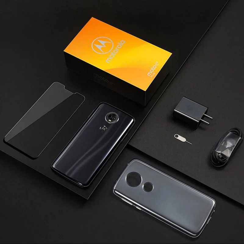 Мобильный телефон Moto E5 Plus с глобальной прошивкой, 4 ГБ, 64 ГБ, смартфон, 6,0 дюйма, полноэкранный Восьмиядерный мобильный телефон 2.5D, корпус из стекла, аккумулятор 5000 мАч