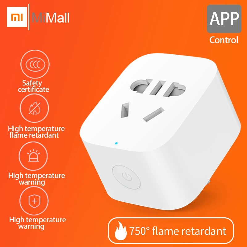 Оригинальная Xiaomi mi умная розетка ZigBee версия приложения wifi Пульт дистанционного