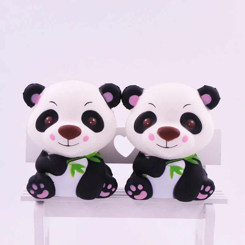 Антистресс антистресс в виде панды из искусственной кожи новинка сжимаемые игрушки сжимаемые медленно поднимающиеся антистрессовые игрушки для детей игрушки для животных подарок на день рождения