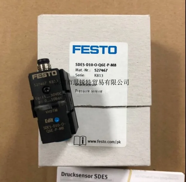 Давление переключатель SDE5-D10-O-Q6E-P-M8 527467