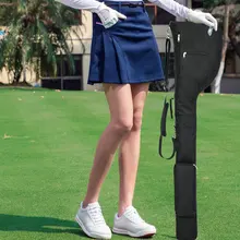 

Golf Club Bag Large Capacity Foldable Golf Practice Pencil Golf Bag Shoulder Club Golf Bags Men Women Dustproof Travel Bag