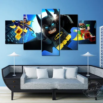 

The Lego batman Movie wall picture for living room & children room wall decor canvas art cartoon painting canvas painting gift