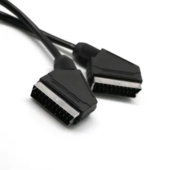 

1.5m Scart To Scart Cable / Lead 21 Pins Connected Saorview, SKY, Freesat TV For Satellite / Ground Box / DVD / TV