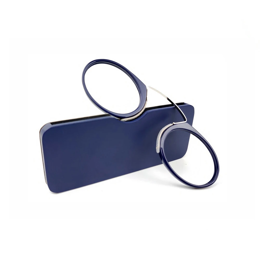 IENJOY зажим для носа ридер очки для чтения TR высокое качество мужские очки для чтения Портативный кошелек дальнозоркости очки с Чехол
