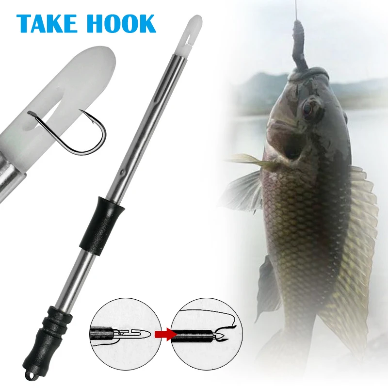 

Stainless Steel Fishing Hook Remover Portable Fish Hook Puller Removal Tools G66