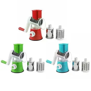 

Multifunctional Vegetable Hand Drum Rotary Grater Slicer Cheese Kitchen Manual Slicer Chopper Accessories E4W4