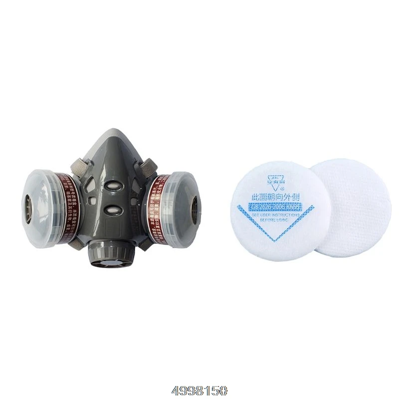 

Half Face Respirator Dust Gas Mask for Painting Spray Pesticide Chemical Smoke