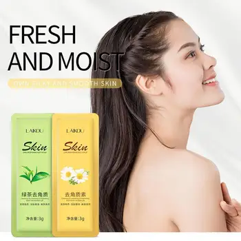 

2pcs 3g Exfoliating Peeling Gel Deep Cleansing Moisturizes Face Acne Treatment Soft Cream Scrub Cleaner