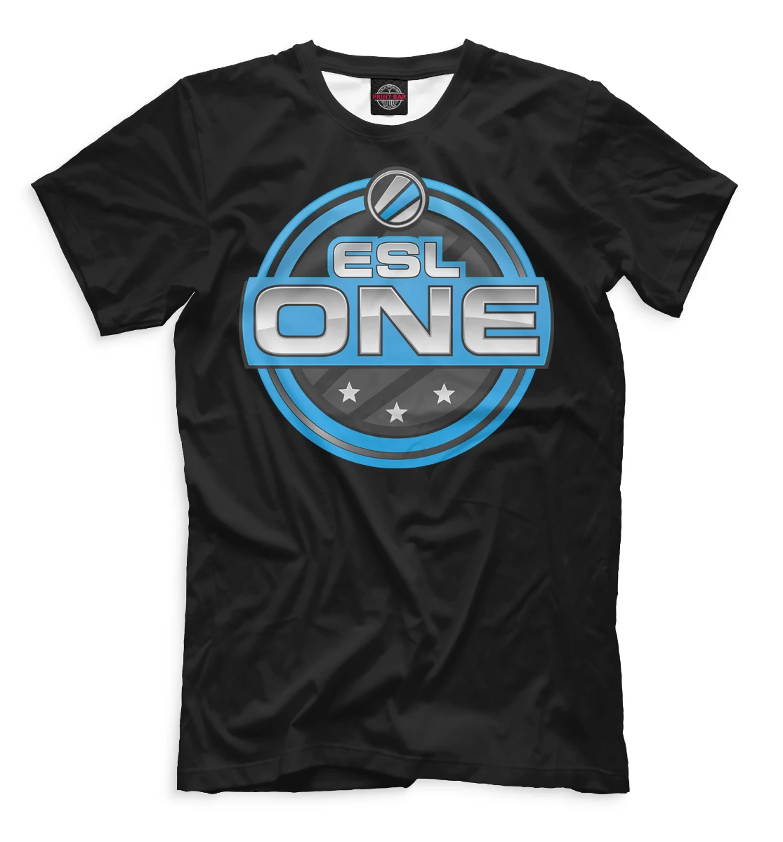 Футболка ESL One Logo Black (Киберспорт) | Мужская одежда