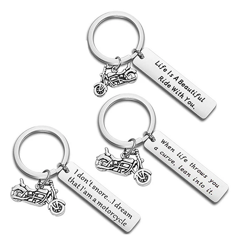 Keychain Father Day Gift Drive Safe Key Chain Funny Metal