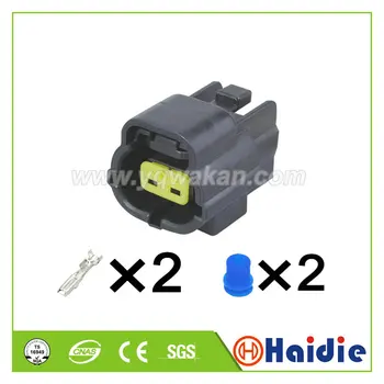 

Free shipping 1 2pin black Mazda RX7 FD Intake Air Temp (IAT) Water Temperature Sensor Wire harness Connector 174352-2