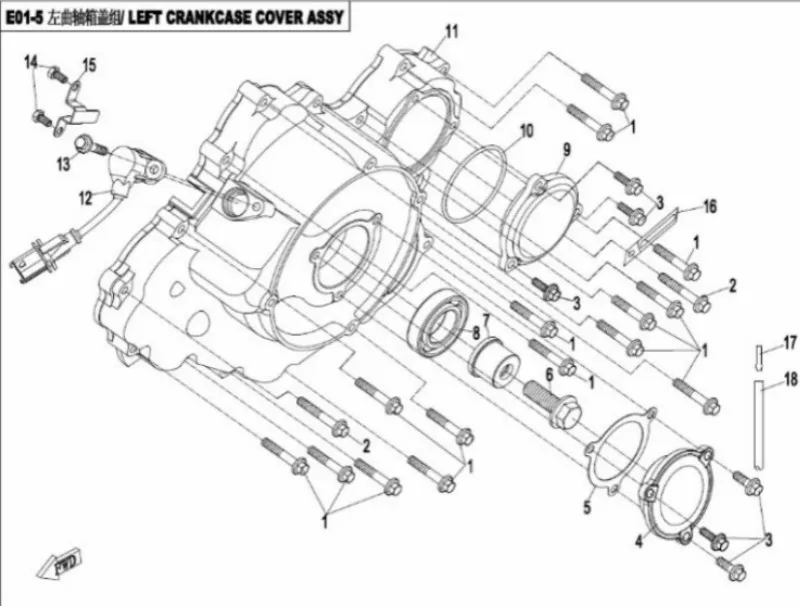 CFMOTO CF800/X8 Датчик скорости/скорость транспортного средства вездеход аксессуары для мотоциклов 0800-014100