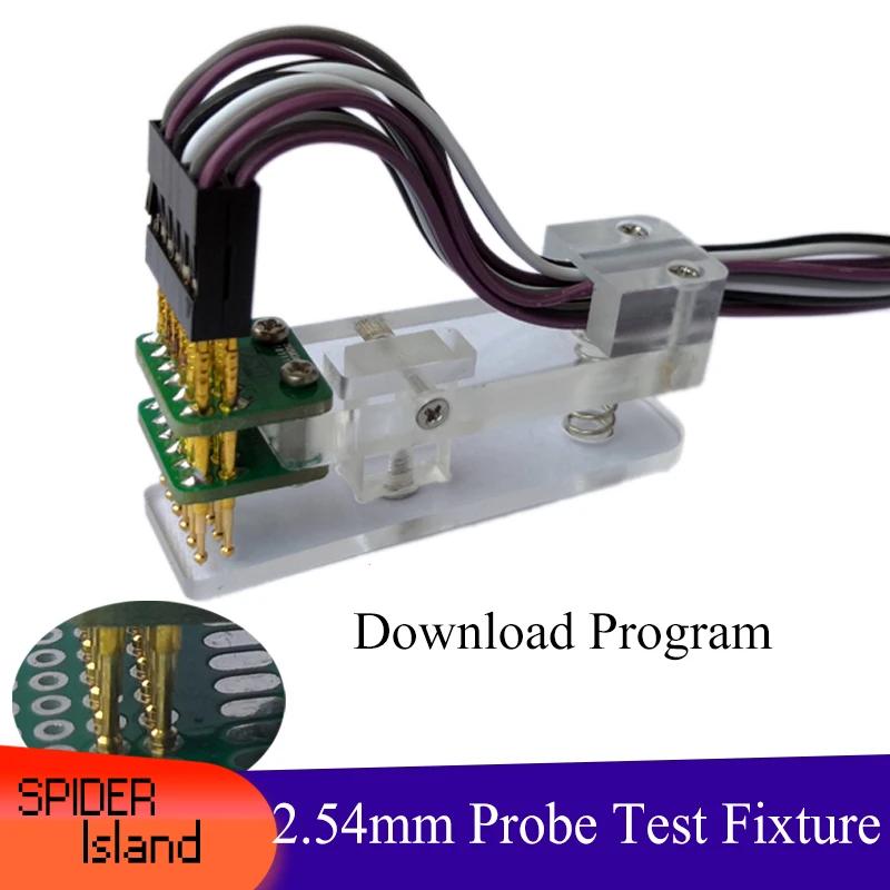 JTAG тестовый зажим для печатной платы моделирование 3p/4 p/5p/6p/7pin прибор 2 54 зонда
