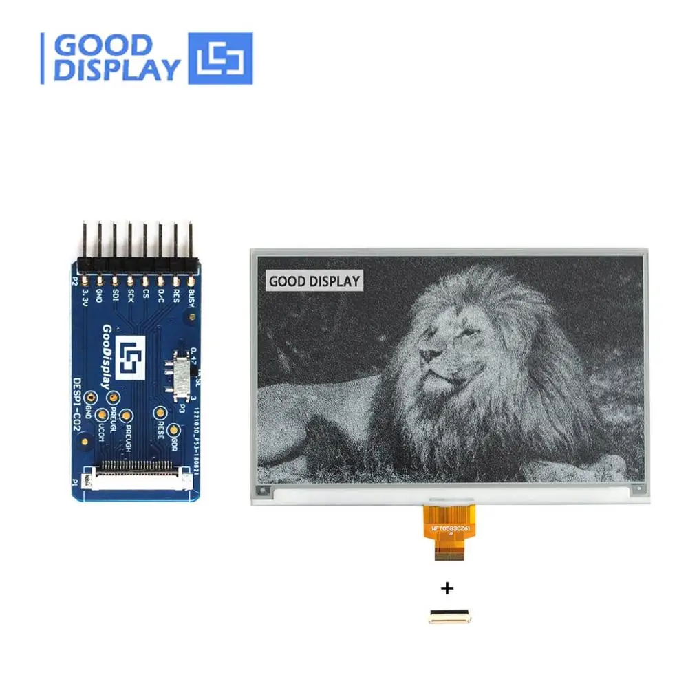 7 5 дюймовый e ink дисплей с 800x480 разрешение и соединительная плата DESPI
