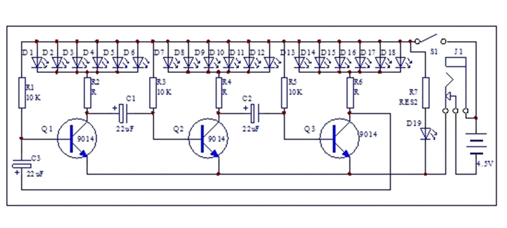 diy led 3d árvore de natal placa
