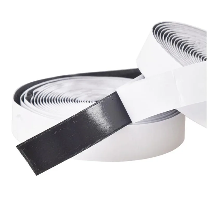 

1Meter Black White Hook and Loop Fastener Tape Magic Nylon Sticker Adhesive Loop Disks Velcr 3M Glue 16/20/25/30/40/50mm F