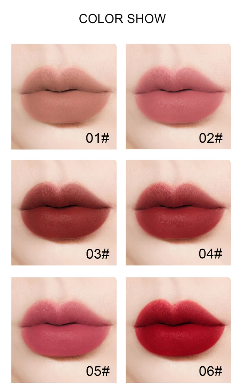 Feuchtigkeitsspendender Matter Lippenstift Wasserfest Und Langanhaltend_voghion.com