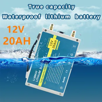 

12V lithium battery pack DC 12V20AH true capacity 18650 lithium battery pack li-lon for LED lights and street lamps