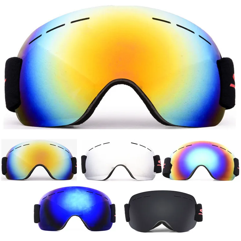 Лыжные очки противотуманные и песочные большие сферические для мужчин женщин