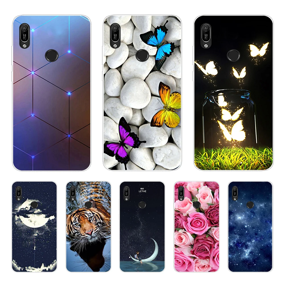 Y6 2019 силиконовый чехол для Huawei крышка 2018 ATU-L21 Prime Y 6 | Мобильные телефоны и