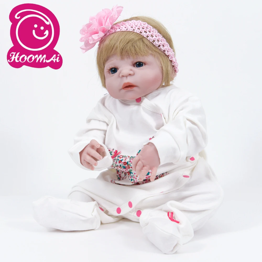 22 &quot55 см настоящие куклы Bebe Reborn модные силиконовые с полным корпусом черная кожа