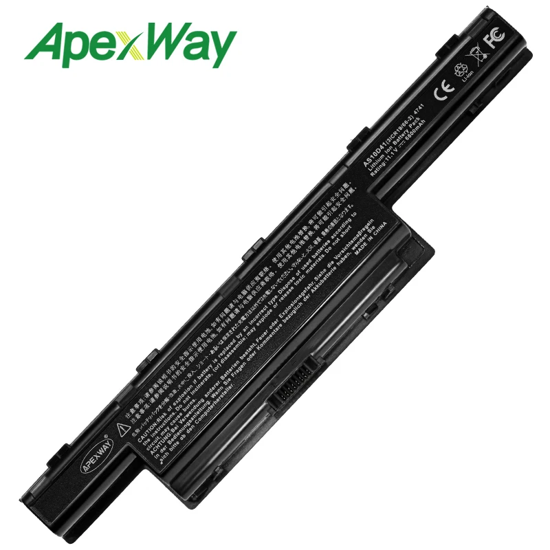 Аккумулятор ApexWay AS10D AS10D31 AS10D41 AS10D51 AS10D61 AS10D71 AS10D81 AS10G31 AS10D73 AS10D75 для Acer Aspire 4741 4741G