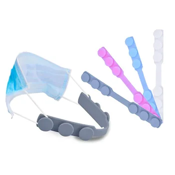 

100pcs/lot Mask Holder Third Gear Adjustable Anti-slip Mask Ear Grips Extension Hook Face Masks Buckle Holder Home Accessories
