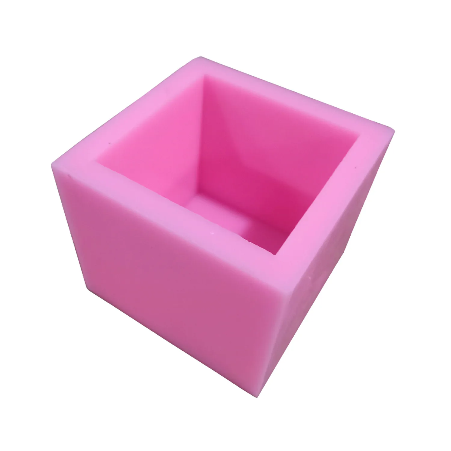 Size 89*89*89 Mm Cubic Silicone Slab Mold Bar Soap Molds Bath Bomb