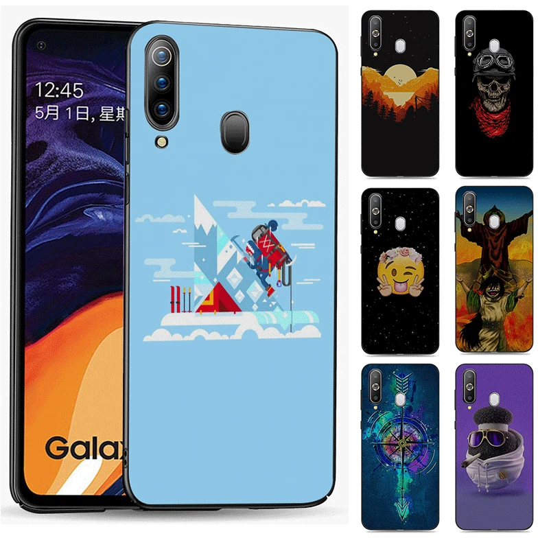 Stylish Silicone Phone Case for Samsung Galaxy A01 A21 A41 A11 A01EU A01US Cover Funny anime pattern | Мобильные телефоны и