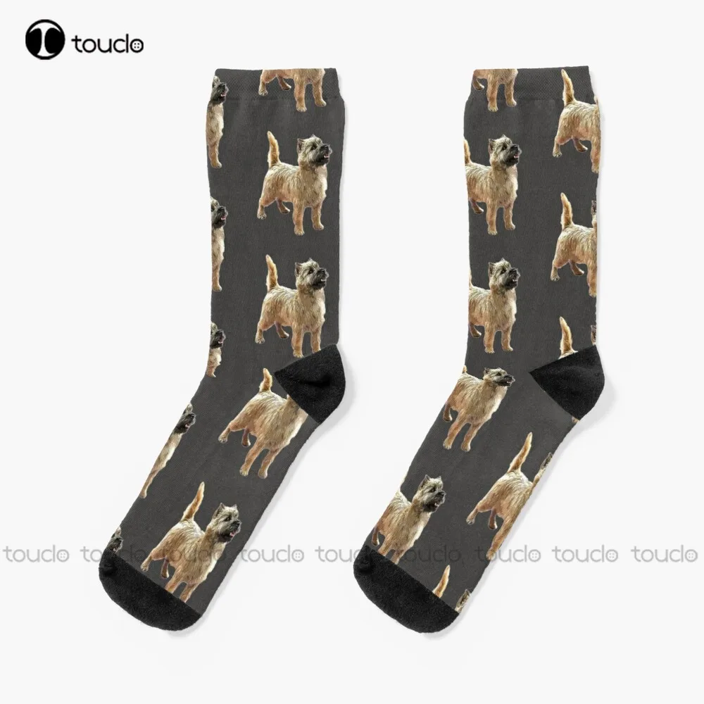 

Cairn Terrier Beautiful Dog Socks Bulk Socks Personalized Custom Unisex Adult Teen Youth Socks 360° Digital Print Christmas Gift