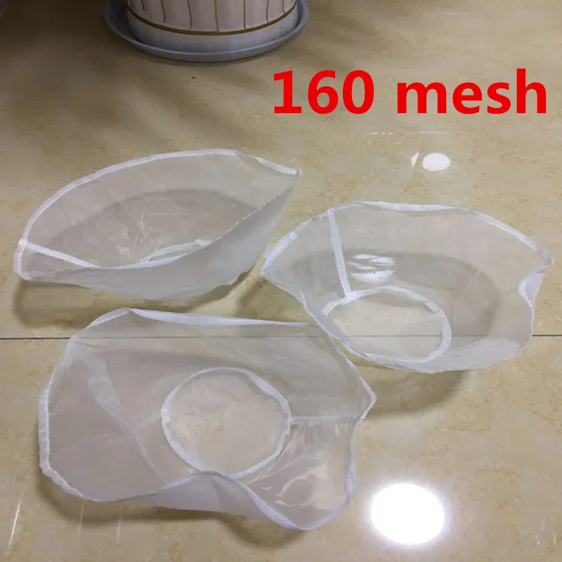 Size-30x15x15cm Соевый молочный фильтр фруктовый и овощной сок винный фильтр Марля ультра-тонкая/высокая плотность нейлоновый фильтр мешок - Цвет: Size-30x15x15cm