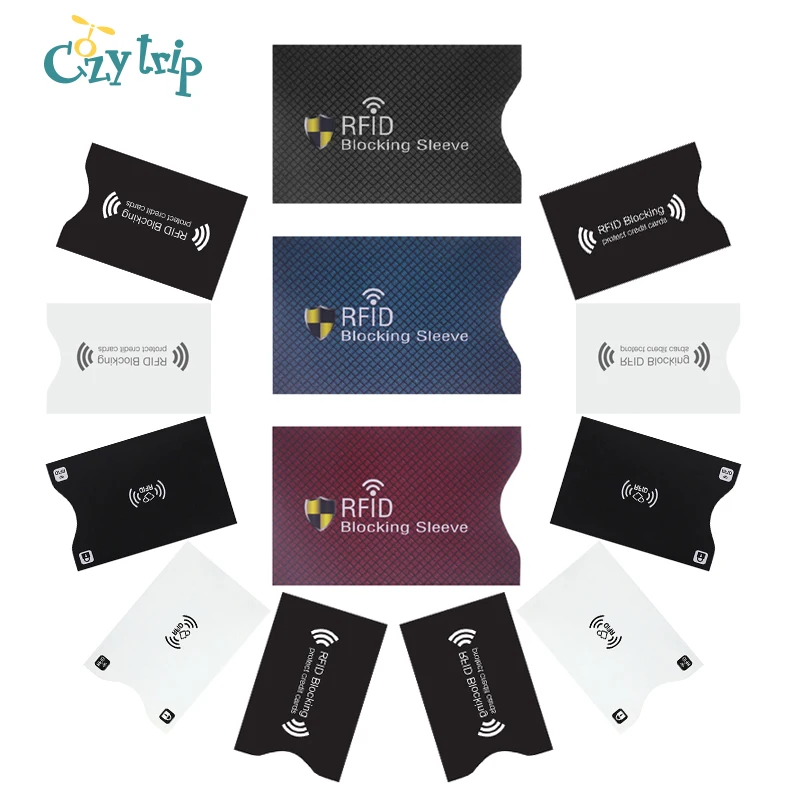 Расширенный RFID блокирующий рукав для путешествий Кредитная карта