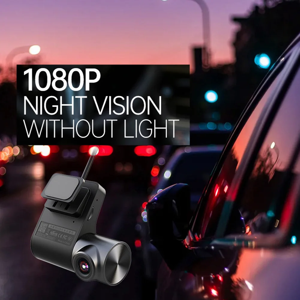 Car DVR Camera Car Dashcam 1080P@30fps HD Car Camera Adjustable Angle, Parking Monitor, Loop Recording