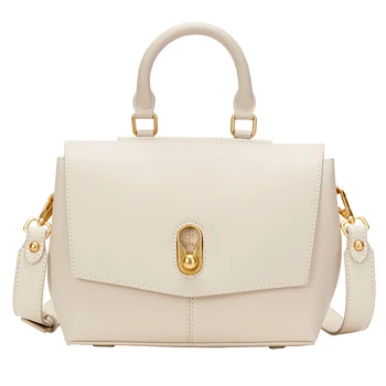 

Genuine Leather Women Crossbody Bag Luxury Handbags Vintage Bags Brand Designer Fashion Shoulder Bags for Women Rivet Women Bag