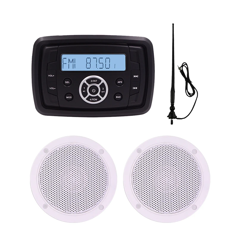 Водонепроницаемый Морской Стерео Радио Аудио Bluetooth приемник Автомобильный MP3
