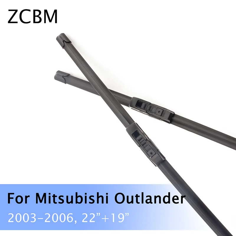 ZCBM щетки стеклоочистителей для автомобиля для Mitsubishi Outlander 2003 2004 2005 2006 2007 2008 2009 2010 2011 2012 2013 - Цвет: 2003-2006