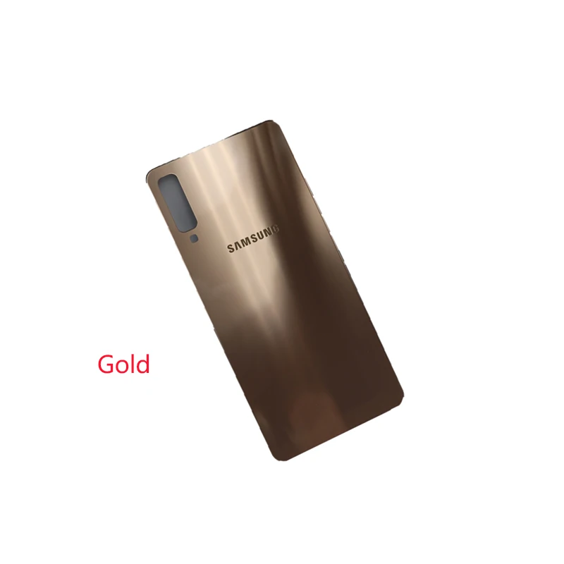 samsung Galaxy A7, A750, A750F, задняя крышка, чехол для батареи, задняя крышка корпуса, 3D стеклянная крышка, замена, Galaxy A750